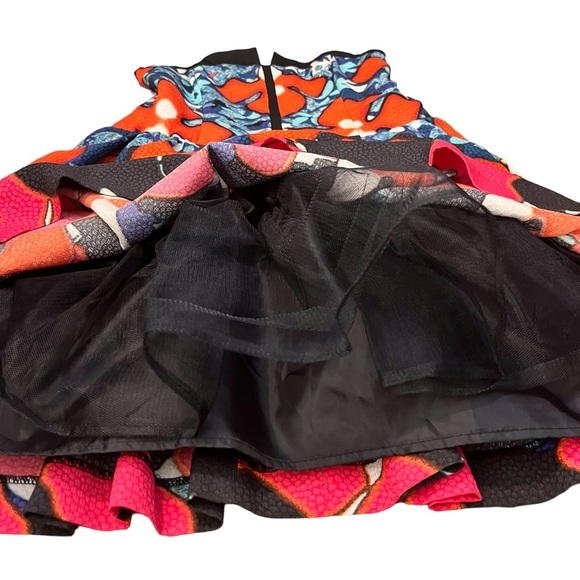 Peter Pilotto X Target - Limited Edition Bright Bold Graphic Strapless Dress - Picture 5 of 16